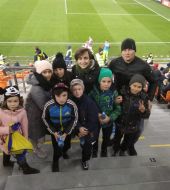 11 октября дети посетили футбольный матч и стали участниками Проекта 